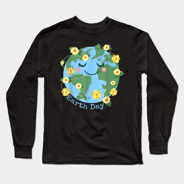 Earth Day Long Sleeve T-Shirt by luna.wxe@gmail.com